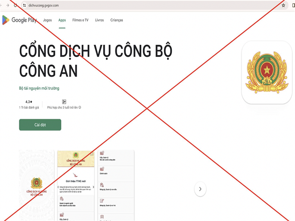 Cảnh báo thủ đoạn lừa đảo cài ứng dụng VNeID giả mạo